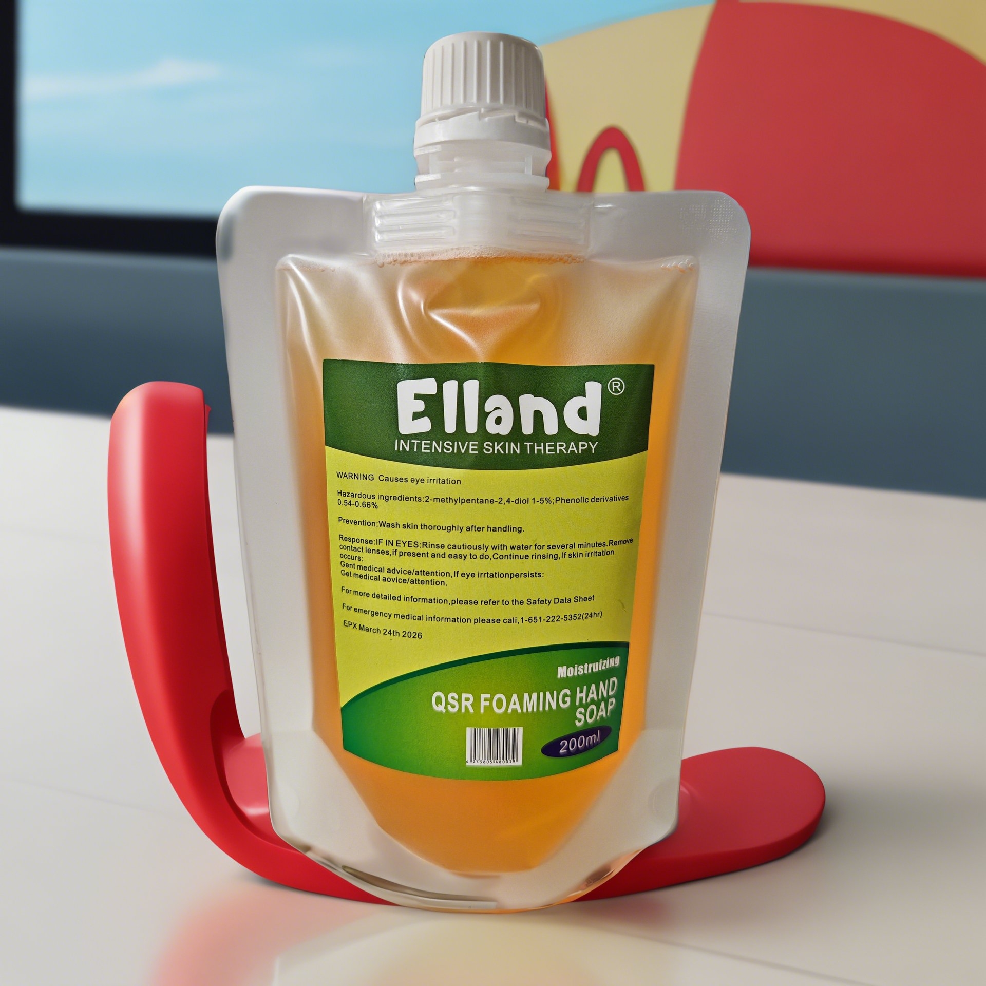 麦当劳餐厅专用）埃尔朗泡沫抗菌洗手液200ml广谱杀菌99.999%