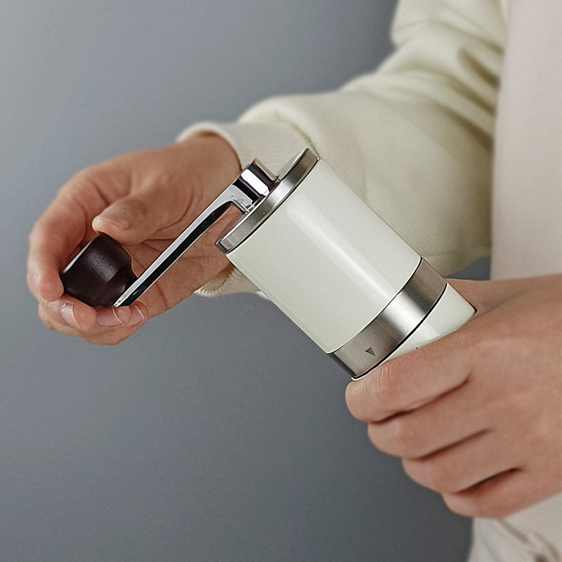 手摇咖啡磨豆机咖啡豆研磨器具家用小型不锈钢手动磨粉机水洗便携