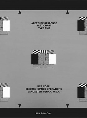 RCAP300解像度分辨率测试图卡振幅响应不对称假设MTF指数chart
