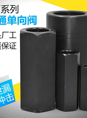 液压直通单向阀DIF-L10H L20H L32H L50H油压管式安全阀止回阀