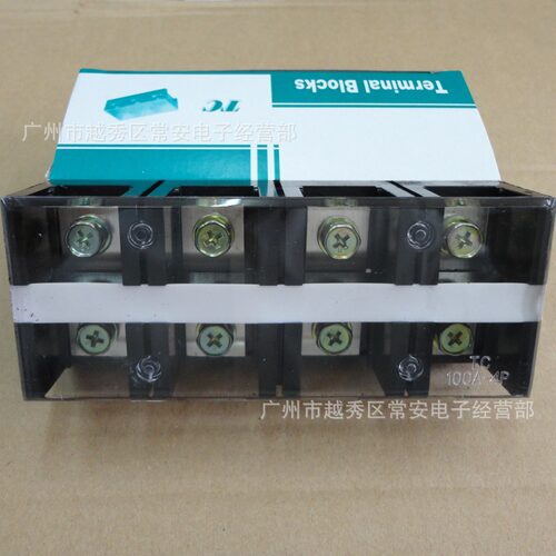 接线排 TC-1004 100A 4P 铜过渡