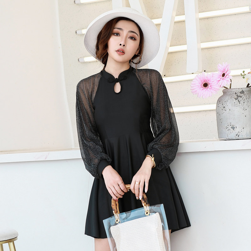 超大300斤泳衣女胖mm200斤加肥加大码分体平角遮肚W显瘦泡温泉泳