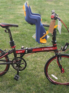 折叠电动山地自行车儿童安前置座椅婴儿O宝宝坐宝骑塑料快拆