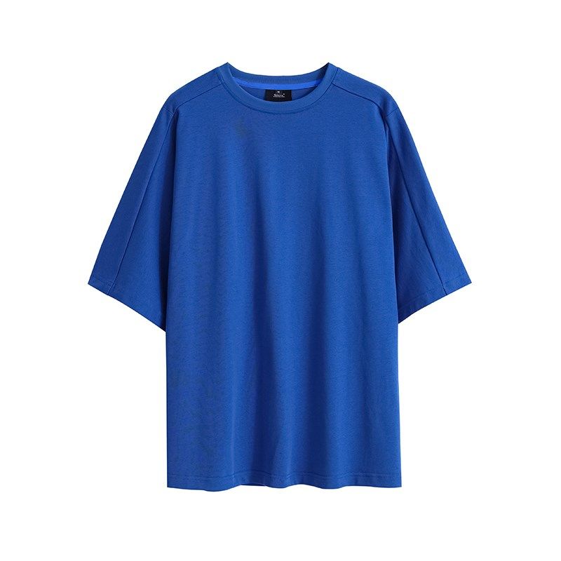 GRNL重磅300克凉感棉连身袖廓形结构超宽松七分袖大T恤男女款