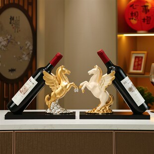 马到成功酒柜摆红酒架托 托驾2025新款酒吧台面客厅餐柜电视装饰