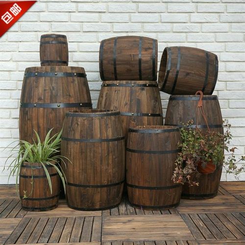 婚庆道具摆设橡木酒桶装饰木制质啤酒红酒桶酒吧实木酒桶摆件展会