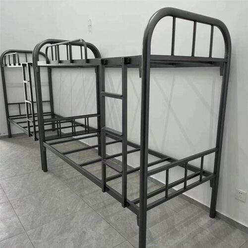 上下铺铁架床双层床员工学生宿舍上下床工地双人高低床铁架床工厂