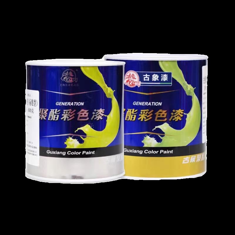 古象聚酯彩色685油漆油性木器漆清漆栏杆铁门窗家具翻新漆金属漆