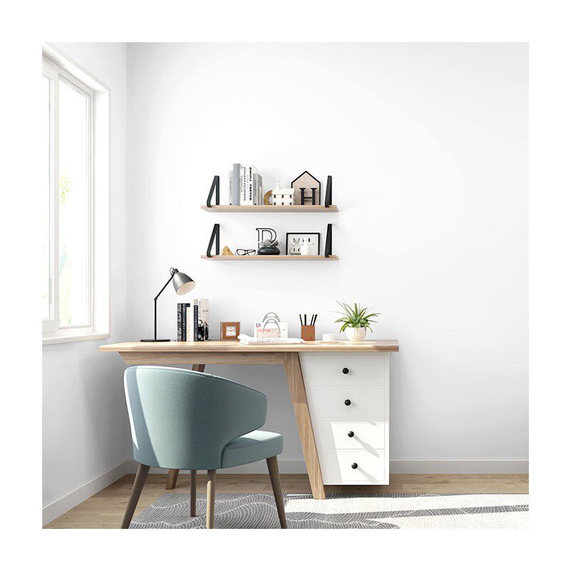 纯色墙纸乳白h米白纯白素色腻子无纺布客厅加厚款办公室背景墙壁