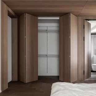 定制储物间衣柜折叠衣柜门衣帽间门收纳壁橱门卫生间衣帽间隐形门