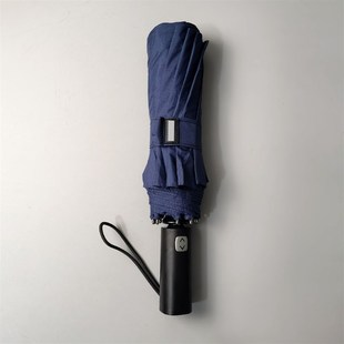 (十骨伞架子 -超级抗风抗造)好质量简约三折自动雨伞男士折叠伞