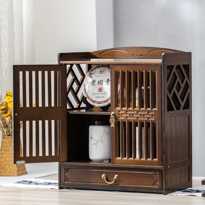 茶叶置物架桌面小型博古架茶具小摆件桌上茶台柜子放茶叶展示架,住宅家具,其他架类,淘宝优惠券,粉丝福利购,淘宝优惠卷