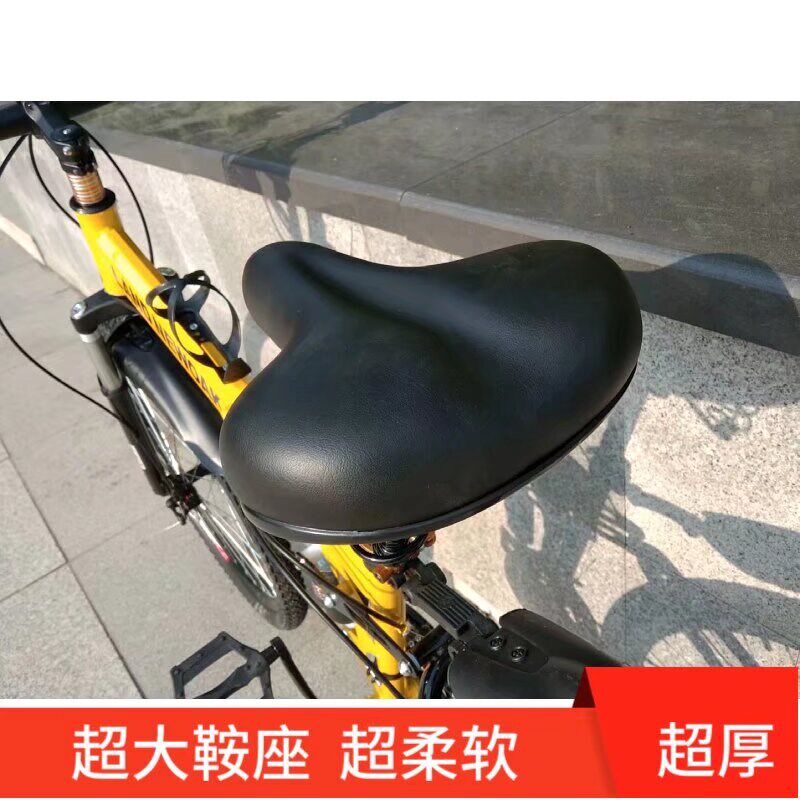 折叠山地自行车26寸24寸折叠山地车双减震双碟刹带后座能带人单车