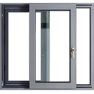 侧压平移断桥铝系统窗节能推静音拉隔音飘移聚氨酯填充窗定制