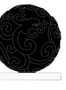 不锈钢镂空球雕塑简约现代广场发光招财圆球城市落地装饰园林摆件