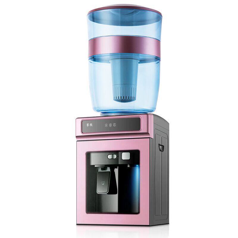 佰忠恩台式饮水机家用制冷制热冰温热带夜光灯童锁配净水桶过滤桶