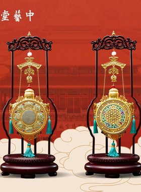 特色摆件礼物《宫韵百年花丝链瓶》花丝镶嵌国大师袁长君实用