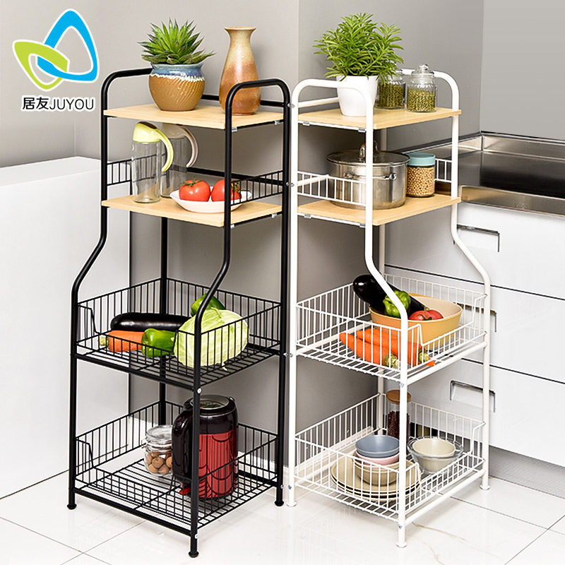 厨房置物架落地多层厨房用品收纳架多功能储物家用蔬菜锅储物架子,厨房/烹饪用具,厨房置物架/置物柜/角架,淘宝优惠券,粉丝福利购,淘宝优惠卷