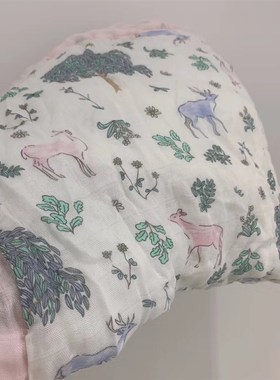 新品!竹纤维muslin六层纱布毯子 宝宝纯棉浴巾盖毯 透气 柔软