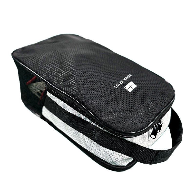 羽毛球鞋收纳包网格透气防潮防臭羽球鞋专用带网袋收纳袋