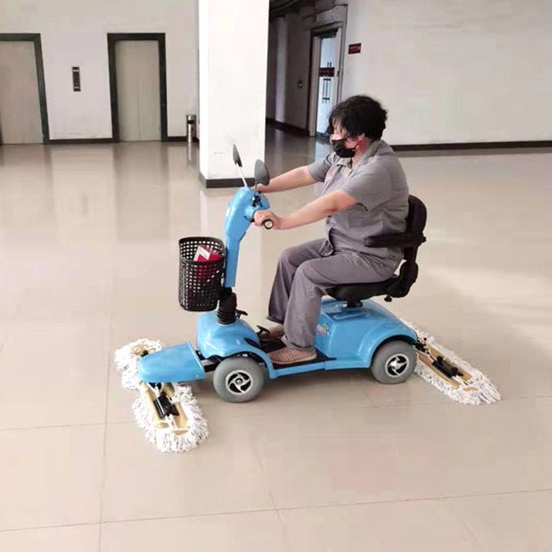 电动尘推车物业商用洗地机擦地车地下车库扫地机工厂车间保洁车