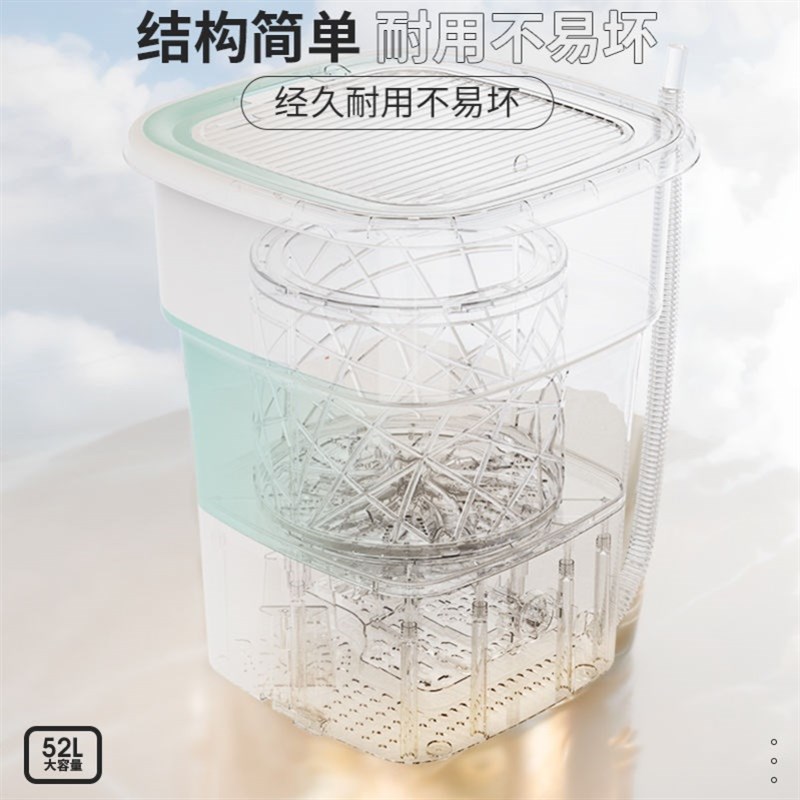 折叠洗衣机迷你小型宝宝婴儿大学校生宿舍工地宾馆户外旅行自驾游