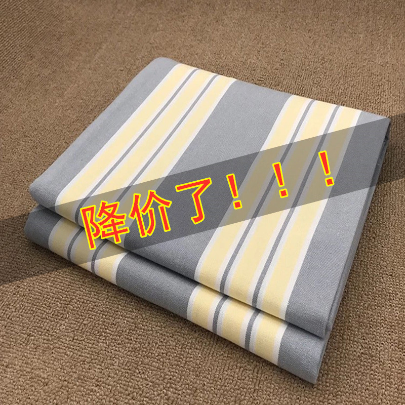 纯棉老粗布床单i单件全棉亚麻加厚加密1.8m双人床全棉布被单单子