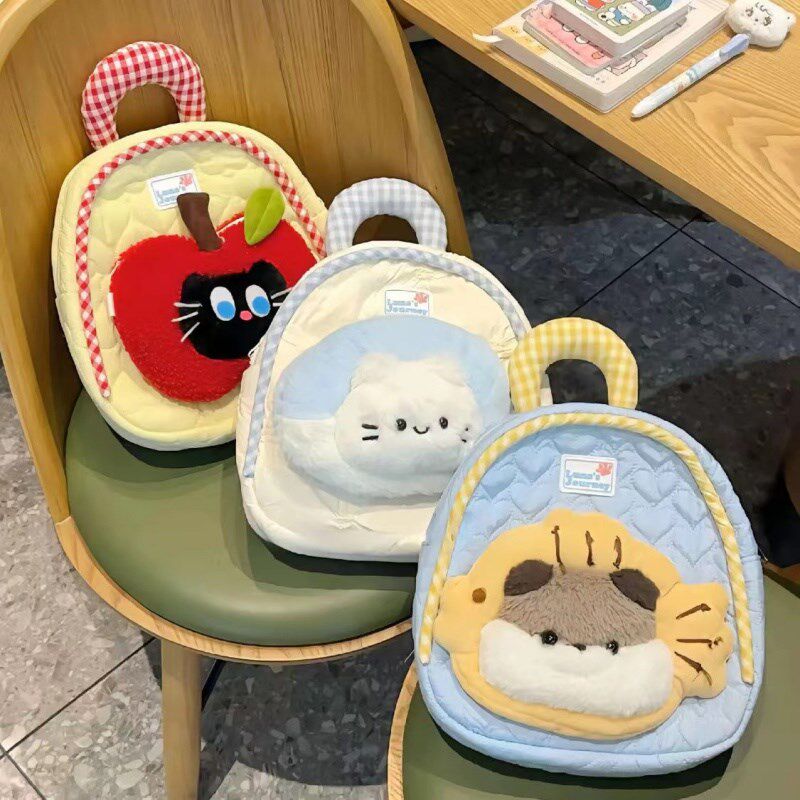 超可爱!ines风高颜值送礼双肩包女2024夏季新款学生大容量双肩包