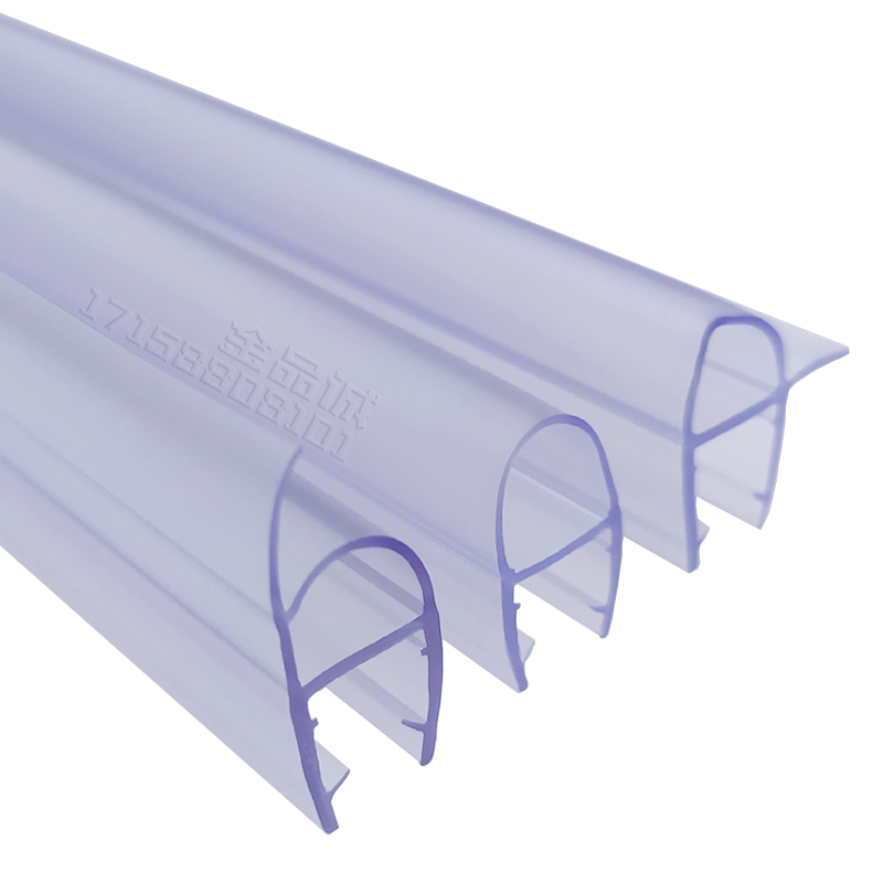 淋浴房配件浴室玻璃推拉移门密封防风挡水A形靠墙防撞封边胶条