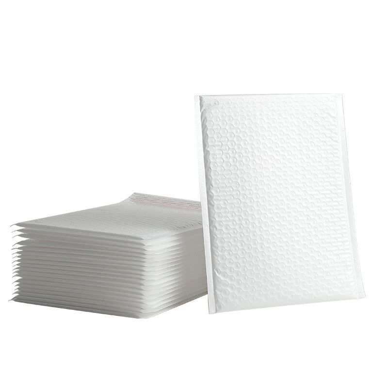 白色PE珠光膜泡沫袋气泡信封袋泡泡气泡袋快递防震服装包装袋包裹