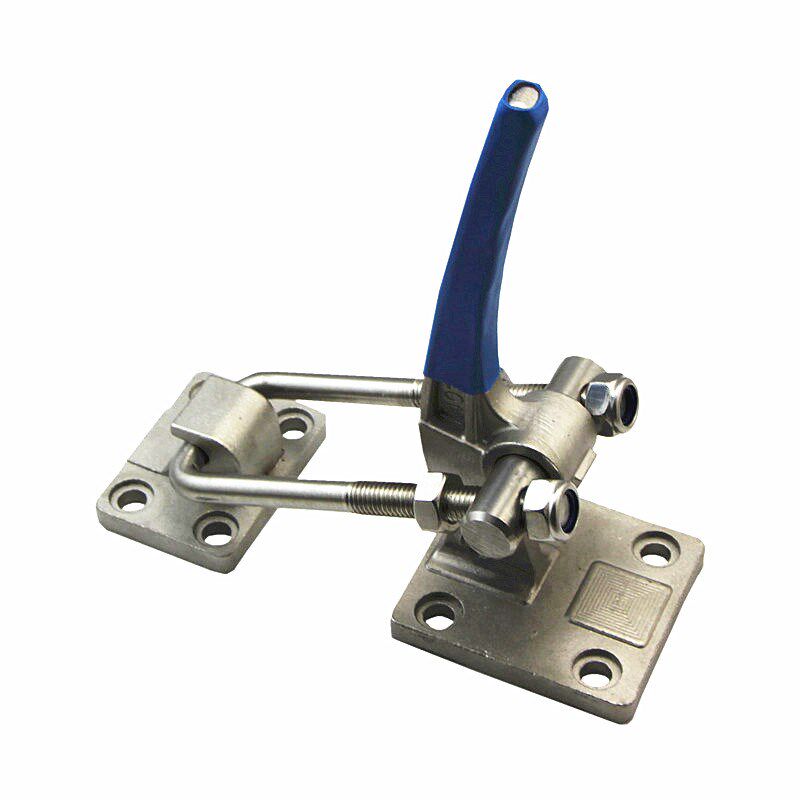 重型可调节搭扣锁扣箱扣夹具304不锈钢门栓式快速夹钳压紧器40380
