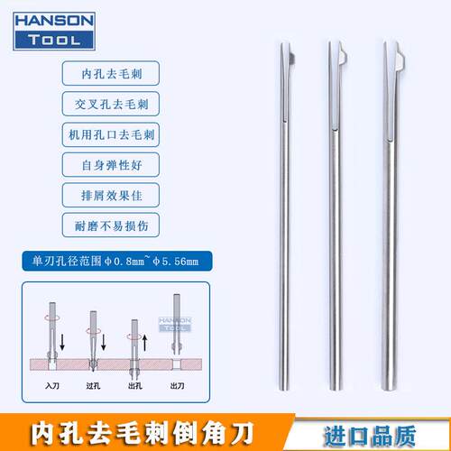 kt内孔去外毛刺倒倒角刀正反倒RSP孔角去毛刺交叉口去毛刺内角工