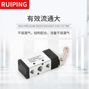 气控制阀滚轮式按钮电磁阀M-22R机5械阀66934V二位五通红动绿色机