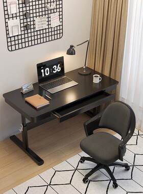 A10手L动可升降桌子小F775T7T8字型电脑卧室家用工作台办公桌桌学