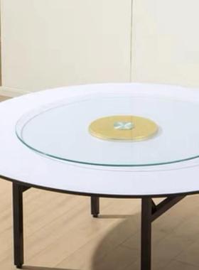 #BFI面实木桌饭店酒店PVC大圆桌酒席婚庆圆桌桌组合椅餐厅餐折叠