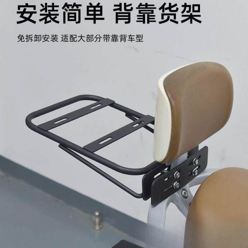 电动车物后箱通用适备用雅迪爱玛台铃绿源储后电瓶自行车靠APY背