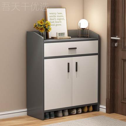 楼道色新鞋柜家用门口走廊室TMP入户门外玄关柜款2024内爆款实木