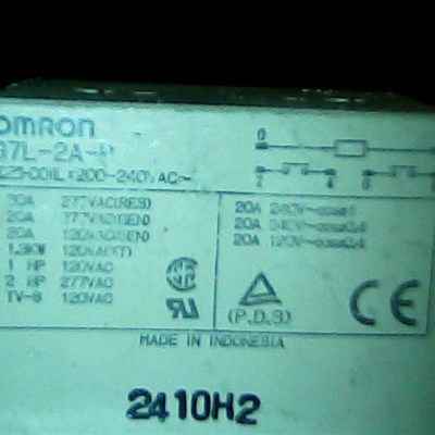 G7L-2A-P  120-240VAC   二手拆机正品继电器