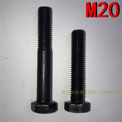 8.8级高强度外六角螺栓螺丝M20X30X40X50X60X70X75x80X90X100X110