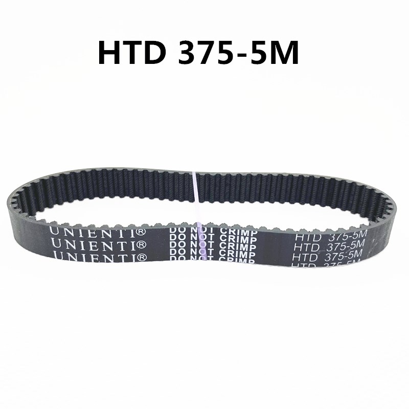 日本UNIENTI同步带 HTD375-5M皮带 缝纫锁眼机喷绘机雕刻机传动带