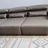 式 极简电动沙发床后伸现GKM代简约沙发床缩功能小户多型沙发意床