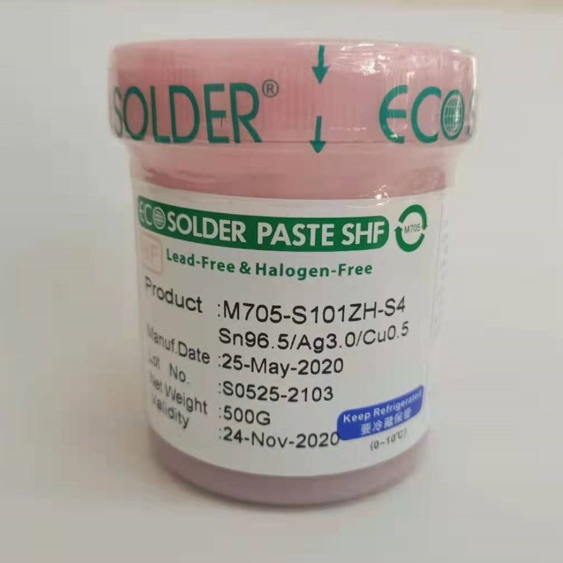 供应SMIC无卤锡膏M705-S101HF-S4SENJU无铅高温环保含银焊锡浆