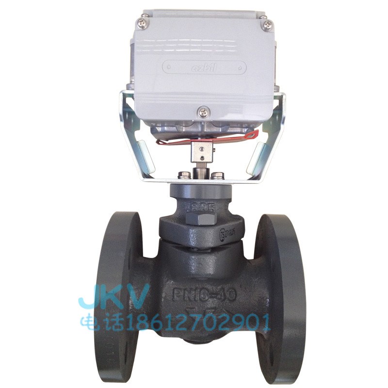 日本山武AZBIL蒸汽电动二通阀 VY5158L0041 温度调节阀DN40现货