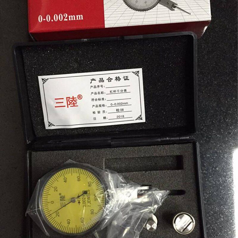 台湾三陆杠杆千分表0-0.002mm