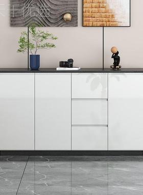 漆餐柜靠烤墙一体酒柜现代简约客厅大容量储收物纳置物边91269柜