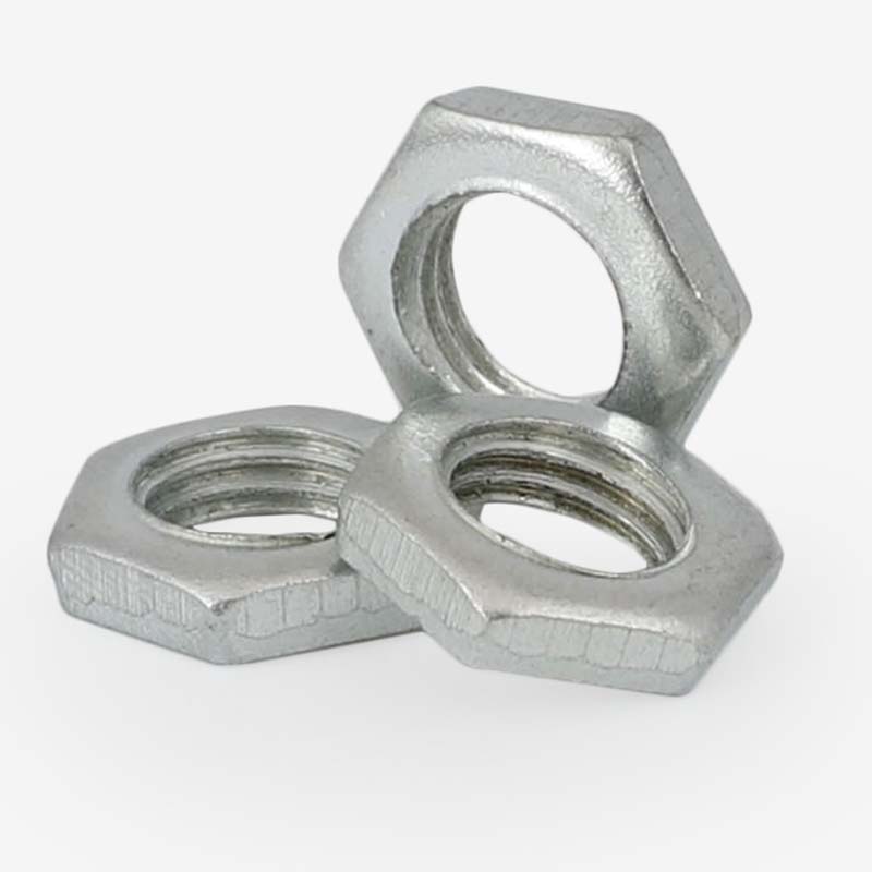 细牙六角薄螺母螺帽灯饰螺母厚螺母M8M10M12M14*0.75*1*1.25*1.5