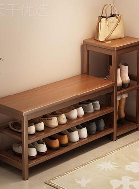 换鞋凳2025家入户VVQ门玄关可坐口收纳鞋柜代简约沙发凳多层现鞋