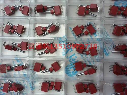 进口原装法国ITT CK拨动钮子开关 E101SD1AME防水防尘 3脚2档弯脚