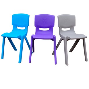 成人塑料椅子儿童座凳靠背培训班大中小学生写字胶椅加厚熟料椅子