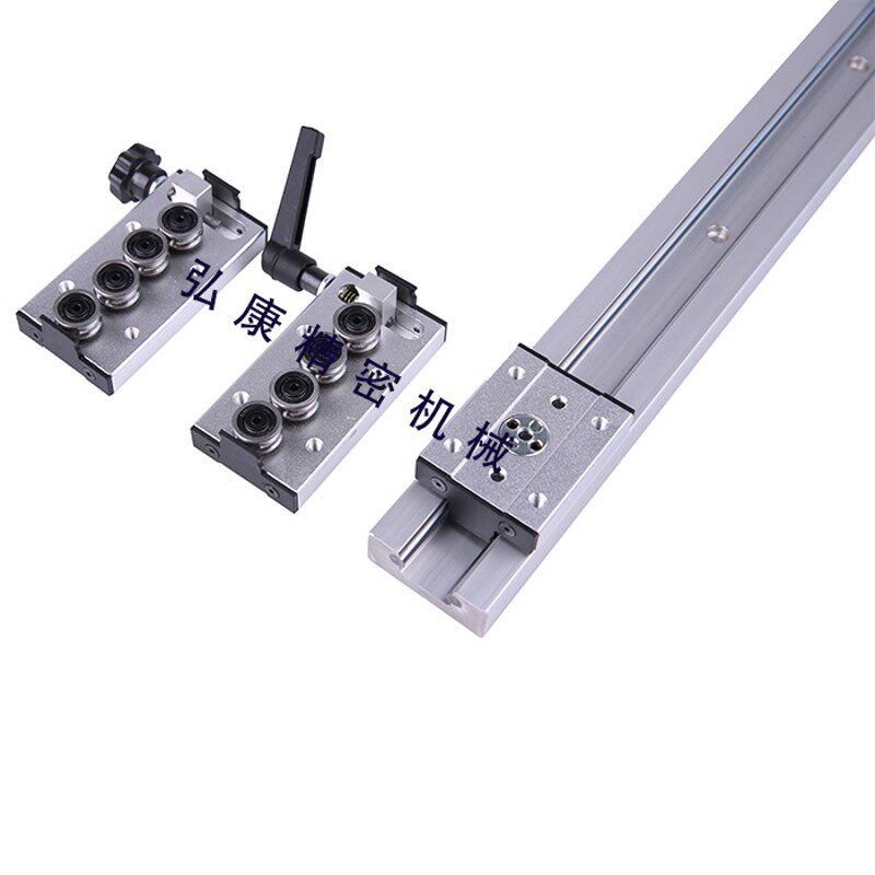 内置双轴心直线导轨SGR15 20 35N滚轮滑块SGB锁紧滑块内置导轨滑